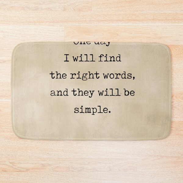 Item preview, One day I will find the right words - Jack Kerouac Quote - Literature - Typewriter Print - Vintage designed and sold by Studio Grafiikka.