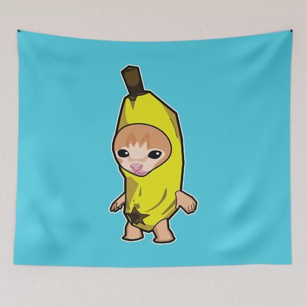 Item preview, Happy Happy Banana Cat meme designed and sold by Rzera-.