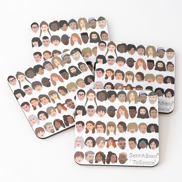 Item preview, DBD Survivor Faces Collection  designed and sold by SentABear.
