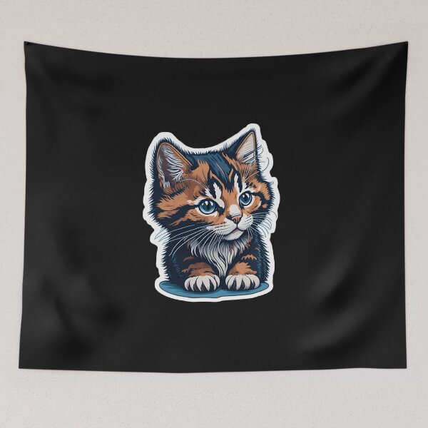 Item preview, Maine Coon (Sticker and Print Out) designed and sold by Sir Elgin Ortiz.
