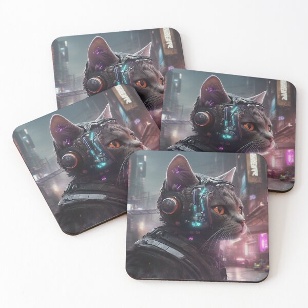 Item preview, The Futuristic Cat designed and sold by veldabarrel56.
