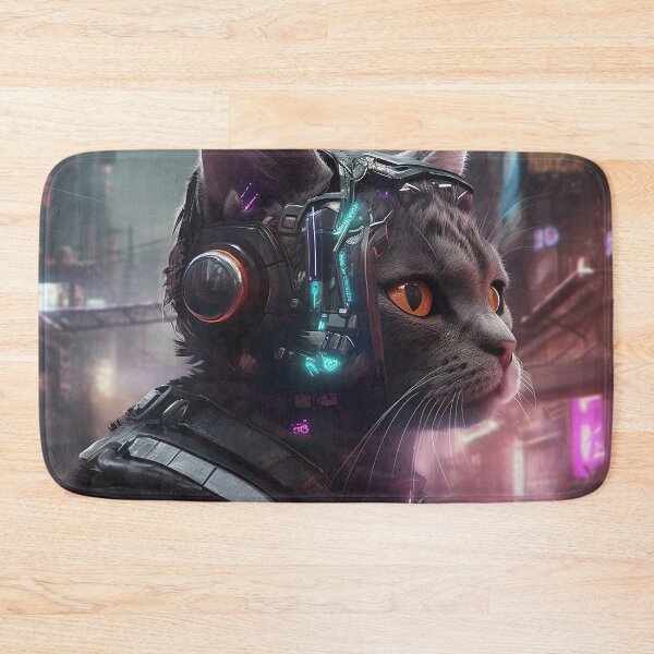 Item preview, The Futuristic Cat designed and sold by veldabarrel56.