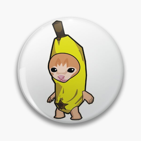Item preview, hapi banana Cat (on white) designed and sold by Rzera-.