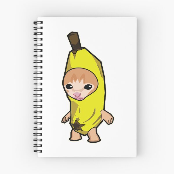 Item preview, hapi banana Cat (on white) designed and sold by Rzera-.