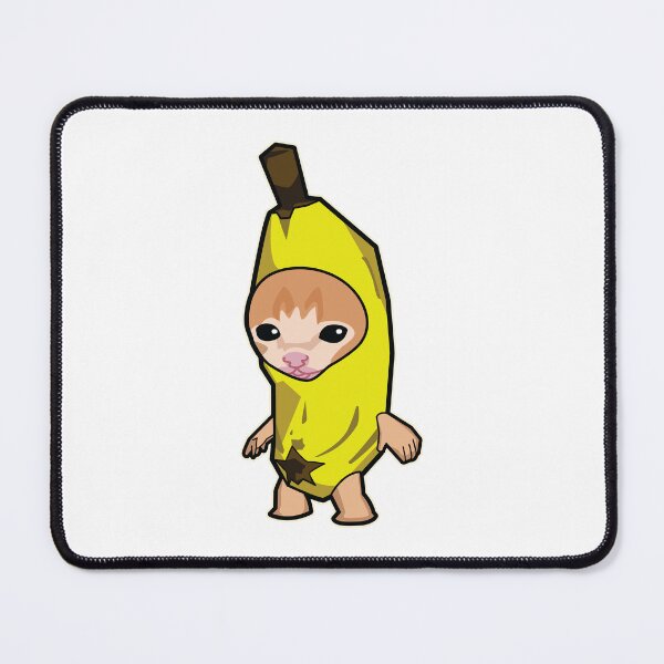 Item preview, hapi banana Cat (on white) designed and sold by Rzera-.