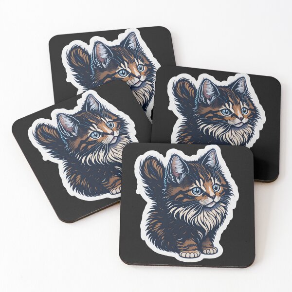 Item preview, Maine Coon (Sticker and Print Out) designed and sold by Sir Elgin Ortiz.