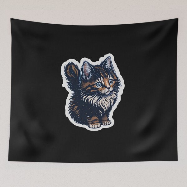 Item preview, Maine Coon (Sticker and Print Out) designed and sold by Sir Elgin Ortiz.
