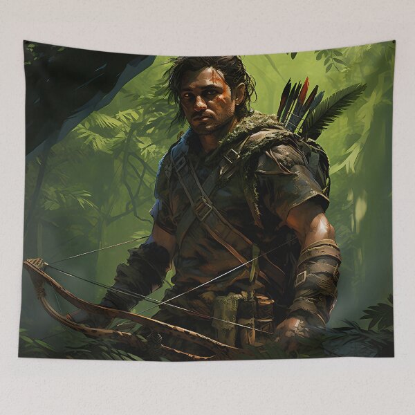 Item preview, Male Essence IV: Fearless Hunter Stalking Prey in the Lush Vegetation". designed and sold by InsaneLEDP.