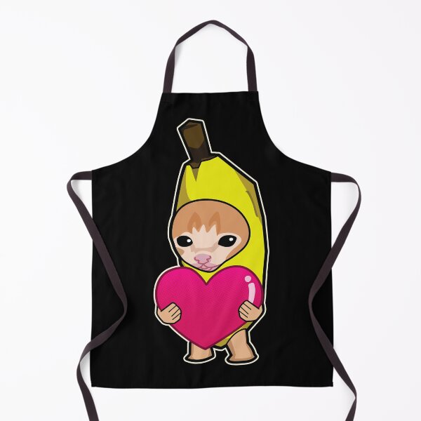 Item preview, Banana Cat holding heart Meme - happy happy designed and sold by Rzera-.