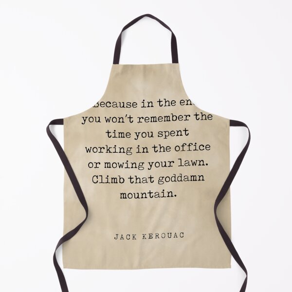 Aperçu de l'œuvre Climb that goddamn mountain - Jack Kerouac Quote - Literature - Typewriter Print - Vintage créée et vendue par Studio Grafiikka.