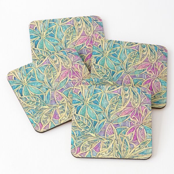 Item preview, Pretty Gilded Plant foliage V2 designed and sold by WallabyJelly.