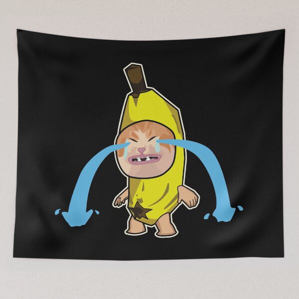 Item preview, sad cry banana cat - happy happy happy cat meme designed and sold by Rzera-.