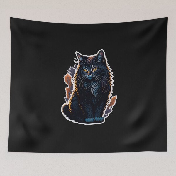Item preview, Maine Coon (Sticker and Print Out) designed and sold by Sir Elgin Ortiz.