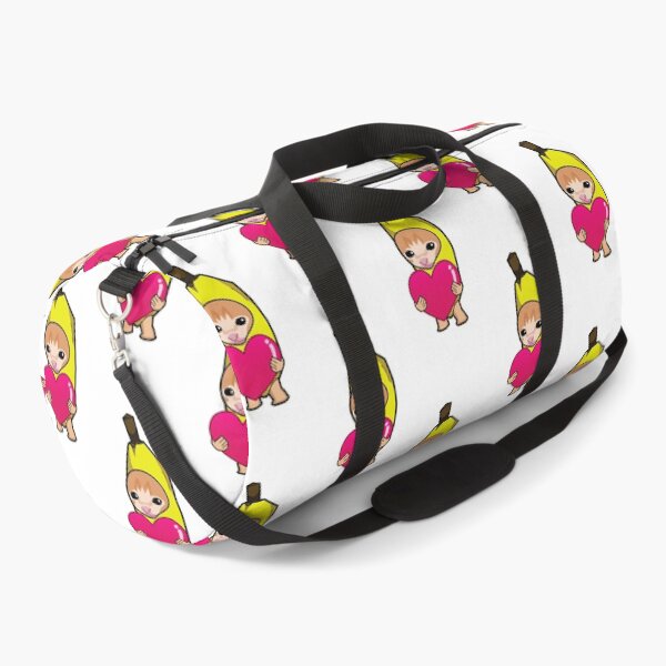 Item preview, banana cat holding heart (on white) meme designed and sold by Rzera-.
