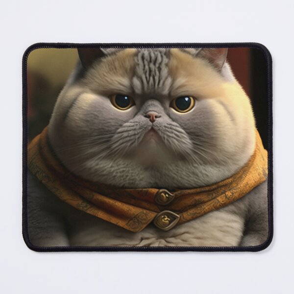 Item preview, Fat cat face frowning designed and sold by Petschar.