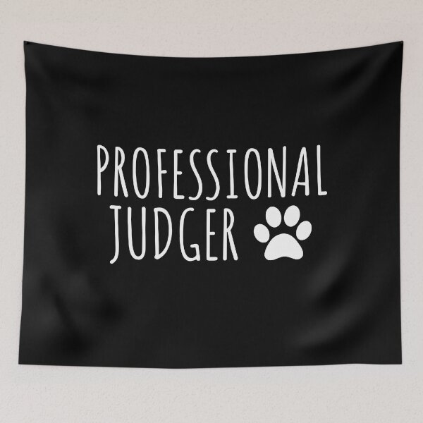 Item preview, Professional judger funny cat job black designed and sold by ArlacV.