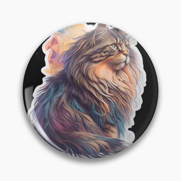 Item preview, Maine Coon (Sticker and Print Out) designed and sold by Sir Elgin Ortiz.