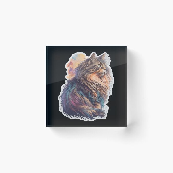 Item preview, Maine Coon (Sticker and Print Out) designed and sold by Sir Elgin Ortiz.