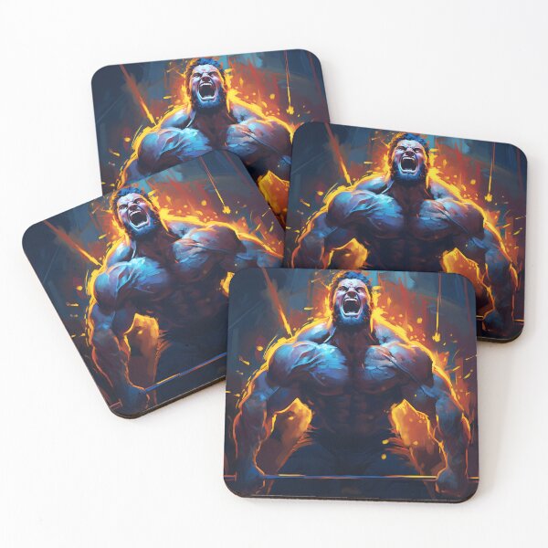 Item preview, Male Essence VIII:Illustration of a Powerlifter Reaching Maximum Weight designed and sold by InsaneLEDP.