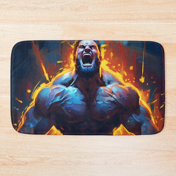 Item preview, Male Essence VIII:Illustration of a Powerlifter Reaching Maximum Weight designed and sold by InsaneLEDP.