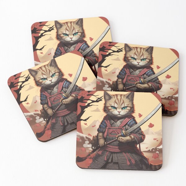 Item preview, Catana The Samurai Cat designed and sold by Authentic-Merch.