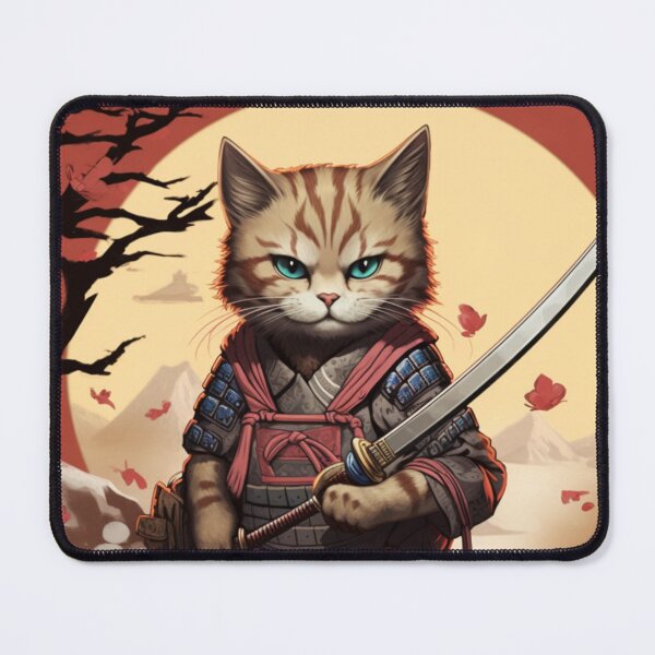 Item preview, Catana The Samurai Cat designed and sold by Authentic-Merch.