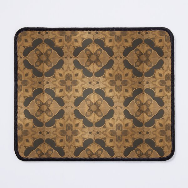 Item preview, Patrón de mosaico sin costuras negro y caramelo inspirado en el batik: diseño versátil para la expresión artística designed and sold by cocomikozza.