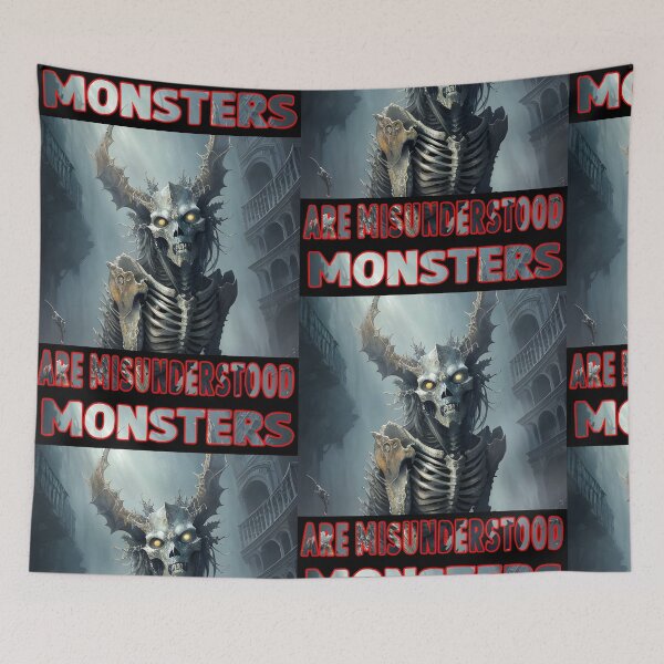 Item preview, Monsters are misunderstood cool monster design designed and sold by DopeDesign111.