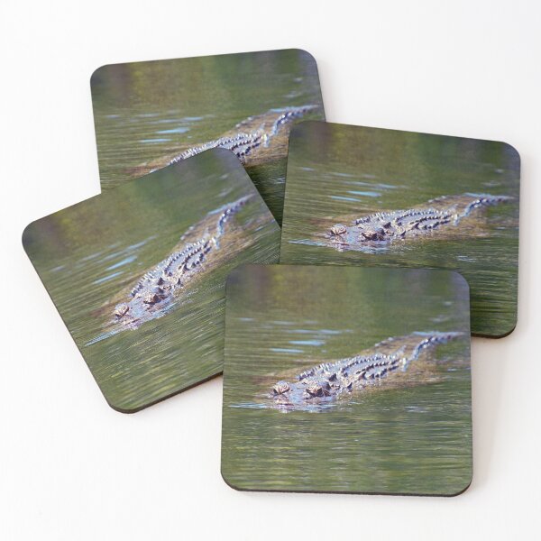 Item preview, Saltwater Crocodile swimming designed and sold by fnq-photography.