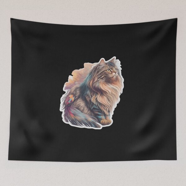 Item preview, Maine Coon (Sticker and Print Out) designed and sold by Sir Elgin Ortiz.