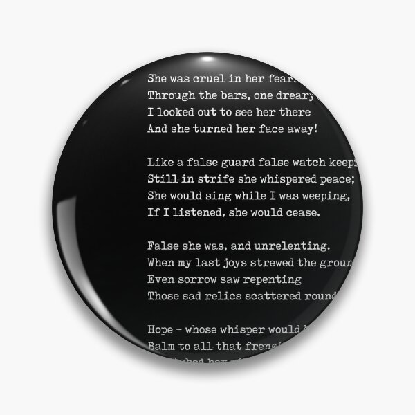 Item preview, Hope - Emily Jane Bronte Poem - Literature - Typewriter Print 2 - Black designed and sold by Studio Grafiikka.