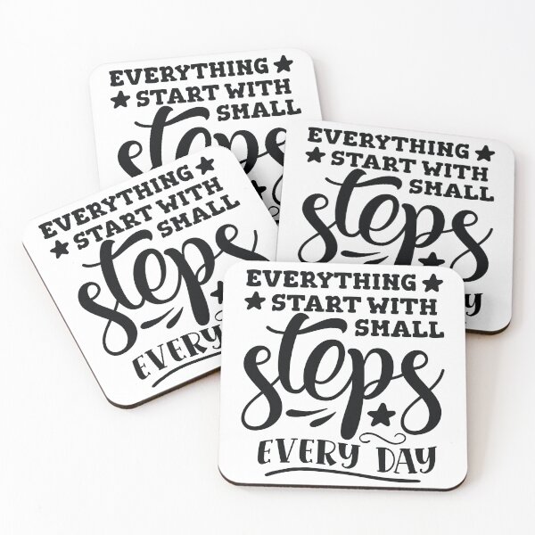 Item preview, Everything Start With Small Steps Every Day designed and sold by beefrancky.