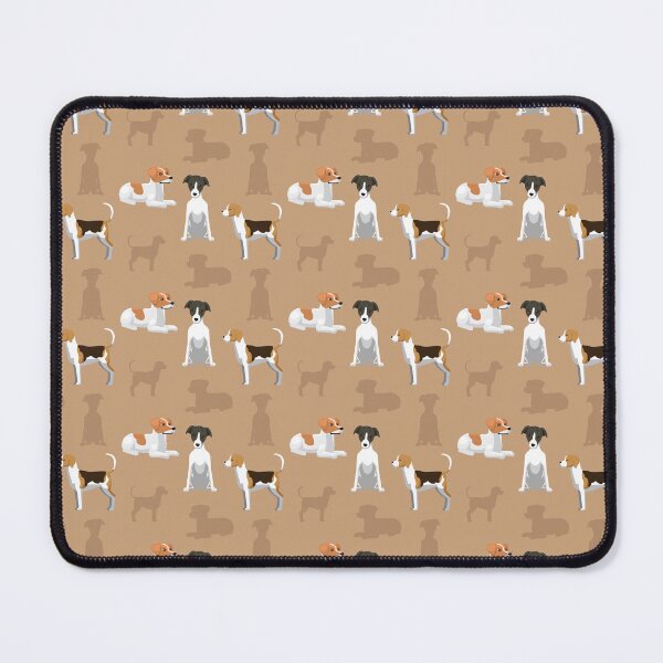Item preview, English Foxhounds Cute Dog Design Print Pattern designed and sold by Kriengsaktalek.