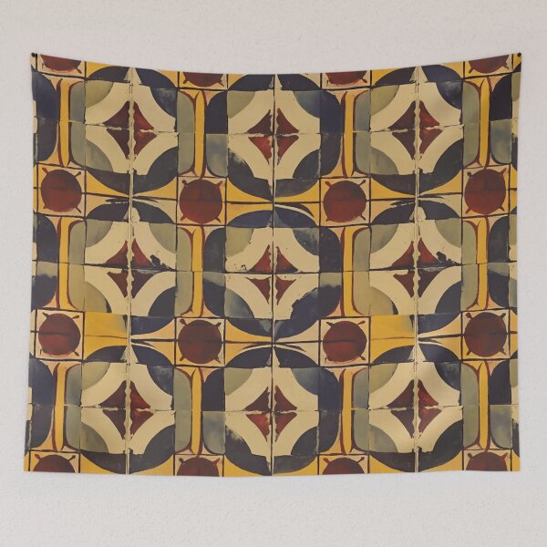 Item preview, Retro Tile Pattern, Vintage Colorful designed and sold by RetroTile.