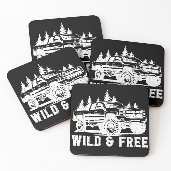Item preview, 4x4 Off-Road Explorer Pickup - Wild & Free - White designed and sold by RetroNeon.