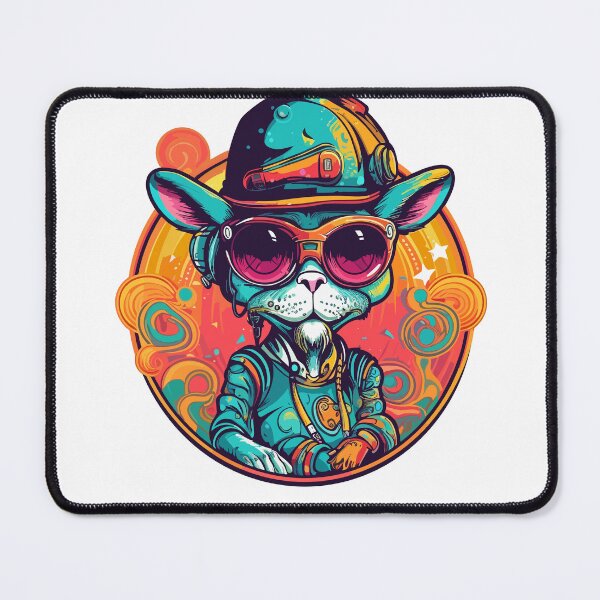 Item preview, Feline Fashion: Stylish Cat with Glasses and Hat designed and sold by Koji2R.