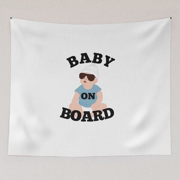 Item preview, Baby on board designed and sold by froggyleggs.