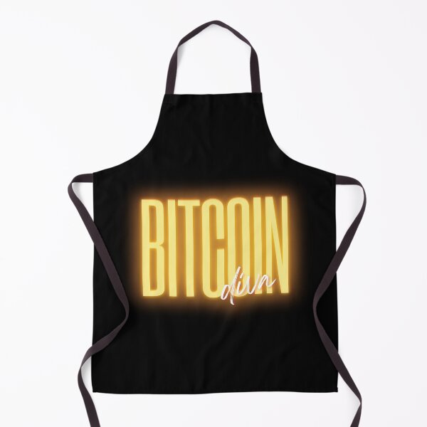 Item preview, Bitcoin Diva Typography designed and sold by WhitepaperStyle.