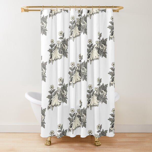 Fox Moto-x shox cross motorcycles vintage 70's  Shower Curtain