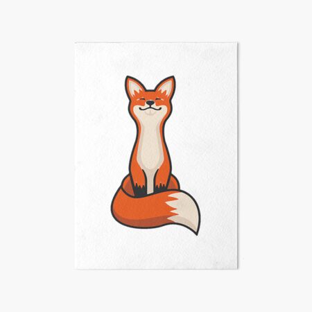 Fox mtb logo | Art Board Print