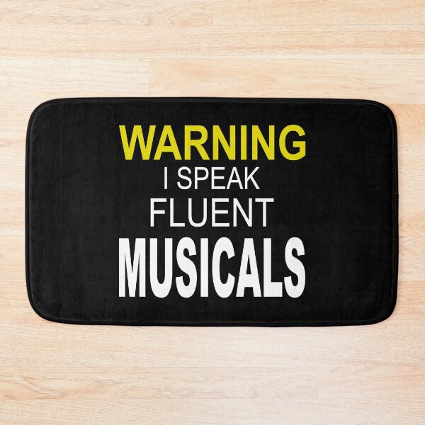 Item preview, Copy of Warning - I speak fluent Musicals - Funny design for Broadway lovers designed and sold by NadyaCC.