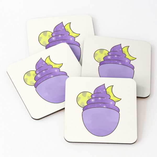 Item preview, Kawaii moon and starry sky sundae fantasy sticker design by DozyJov designed and sold by DozyJov.