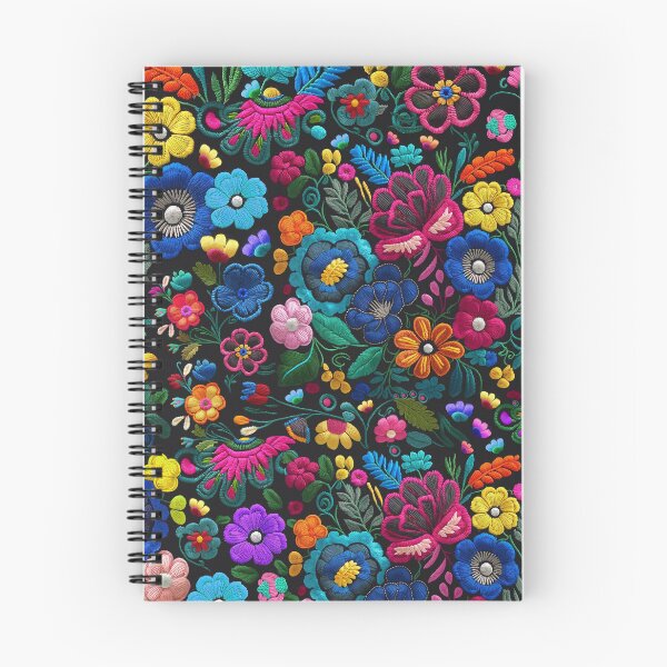 Item preview, Mexican Spanish Embroidered-Looking Flower Pattern 3 designed and sold by elizdesign.
