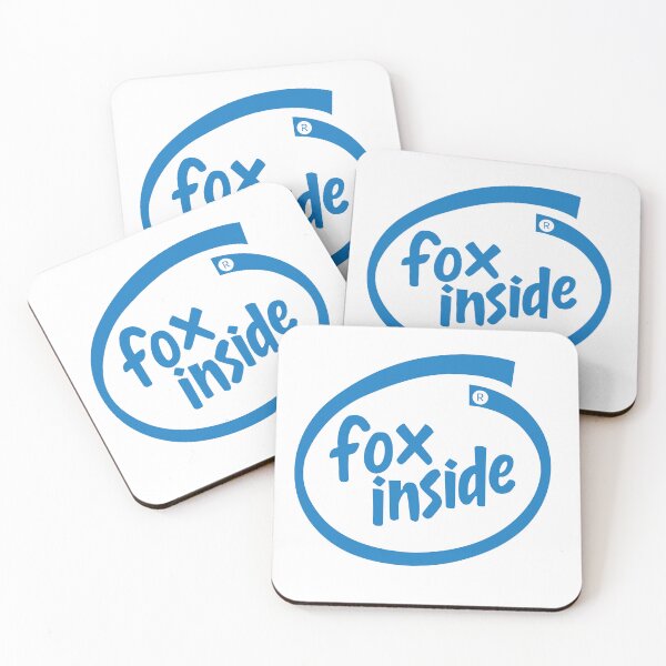 Item preview, Fox Inside (Intel Parody Logo) designed and sold by LuisMaFox.