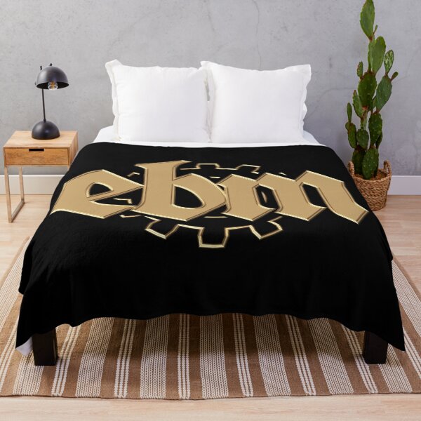 Item preview, EBM Electronic Body Music gear icon gold look with border designed and sold by lathspell.