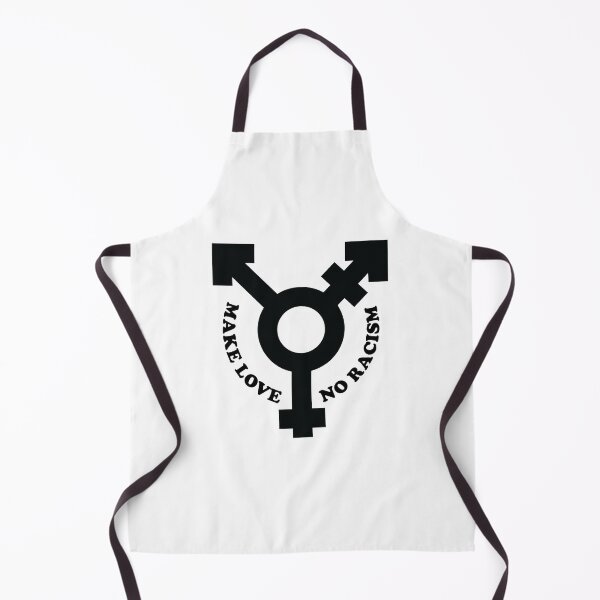 Item preview, anti terf make love no racism black and white color designed and sold by MortalRight.