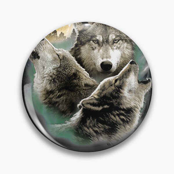 Item preview, Three Wolves Howling in Moonlight  designed and sold by WillisGraham6.