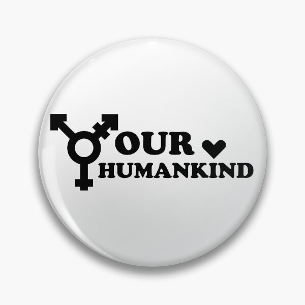 Item preview, no terf  no swerf no gender our humankian black and white designed and sold by MortalRight.