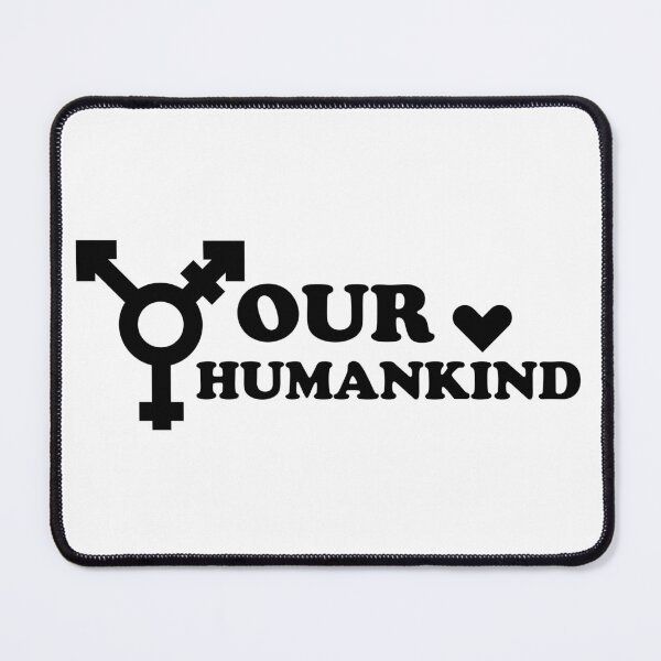 Item preview, no terf  no swerf no gender our humankian black and white designed and sold by MortalRight.