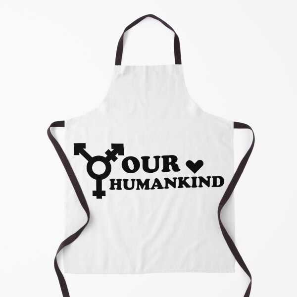 Item preview, no terf no swerf no gender our humankian black and white designed and sold by MortalRight.